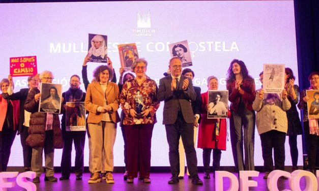 <div class="titulo_partido"><span>Irimia en Lila.</span></div> A Asociación Mulleres Cristiás Galegas-Exeria é recoñecida co premio Mulleres de Compostela 2023